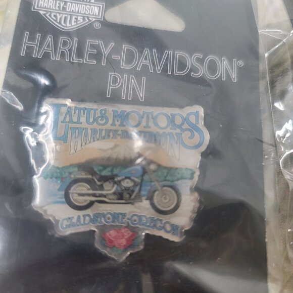 Lot of 3 HARLEY DAVIDSON Dealership Pins Joplin Mo West Bend WI Gladstone OR - Picture 2 of 6